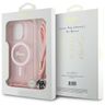 Guess GUHMP16LHCTSGNSP iPhone 16 Pro     6.3" różowy/pink hardcase Crossbody Cord Script MagSafe na NearMe.pl