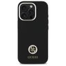 Guess GUHCP16LM4DGPK iPhone 16 Pro 6.3"  czarny/black hardcase Silicone Logo Strass 4G na NearMe.pl