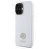 Guess GUHCP16SM4DGPH iPhone 16 6.1"      biały/white hardcase Silicone Logo Strass 4G na NearMe.pl
