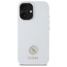 Guess GUHCP16SM4DGPH iPhone 16 6.1"      biały/white hardcase Silicone Logo Strass 4G na NearMe.pl