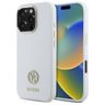 Guess GUHCP16XM4DGPH iPhone 16 Pro Max   6.9" biały/white hardcase Silicone Logo Strass 4G na NearMe.pl