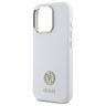 Guess GUHCP16XM4DGPH iPhone 16 Pro Max   6.9" biały/white hardcase Silicone Logo Strass 4G na NearMe.pl