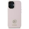 Guess GUHCP16SM4DGPP iPhone 16 6.1"      jasnoróżowy/pink hardcase Silicone Logo Strass 4G na NearMe.pl