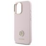 Guess GUHCP16SM4DGPP iPhone 16 6.1"      jasnoróżowy/pink hardcase Silicone Logo Strass 4G na NearMe.pl