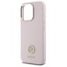 Guess GUHCP16LM4DGPP iPhone 16 Pro 6.3" jasnoróżowy/pink hardcase Silicone Logo Strass 4G na NearMe.pl