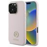 Guess GUHCP16LM4DGPP iPhone 16 Pro 6.3" jasnoróżowy/pink hardcase Silicone Logo Strass 4G na NearMe.pl