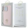 Guess GUHCP16XM4DGPP iPhone 16 Pro Max   6.9" jasnoróżowy/pink hardcase Silicone Logo Strass 4G na NearMe.pl