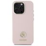 Guess GUHCP16XM4DGPP iPhone 16 Pro Max   6.9" jasnoróżowy/pink hardcase Silicone Logo Strass 4G na NearMe.pl