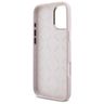 Guess GUHCP16SSMBSLP iPhone 16 6.1"      różowy/pink hardcase Silicone Script Metal Logo & Frame na NearMe.pl
