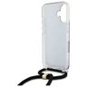 Guess GUHCP16SHC4SEK iPhone 16 6.1"      czarny/black hardcase Crossbody Cord 4G Print na NearMe.pl