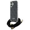 Guess GUHCP16SHC4SEK iPhone 16 6.1"      czarny/black hardcase Crossbody Cord 4G Print na NearMe.pl