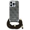 Guess GUHCP16LHC4SEW iPhone 16 Pro 6.3"  brązowy/brown hardcase Crossbody Cord 4G Print na NearMe.pl
