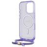 Guess GUHMP16LHCTSGNSU iPhone 16 Pro     6.3" fioletowy/purple hardcase Crossbody Cord Script MagSafe na NearMe.pl