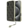 Guess GUHCP16SGF4GBR iPhone 16 6.1"      brązowy/brown hardcase 4G Charms Collection na NearMe.pl
