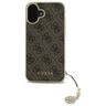 Guess GUHCP16SGF4GBR iPhone 16 6.1"      brązowy/brown hardcase 4G Charms Collection na NearMe.pl