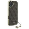 Guess GUHCP16MGF4GBR iPhone 16 Plus 6.7" brązowy/brown hardcase 4G Charms Collection na NearMe.pl