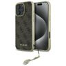 Guess GUHCP16LGF4GBR iPhone 16 Pro 6.3"  brązowy/brown hardcase 4G Charms Collection na NearMe.pl