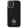 Guess GUHCP16SM4DGPK iPhone 16 6.1"      czarny/black hardcase Silicone Logo Strass 4G na NearMe.pl