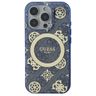 Guess GUHMP16XH4PYEEB iPhone 16 Pro Max  6.9" niebieski/blue hardcase IML Peony On 4G Background MagSafe na NearMe.pl