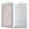 Guess GUHMP16SHFGEREP iPhone 16 6.1"     różowy/pink hardcase IML Glitter Circle MagSafe na NearMe.pl