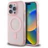 Guess GUHMP16LHFGEREP iPhone 16 Pro 6.3" różowy/pink hardcase IML Glitter Circle MagSafe na NearMe.pl