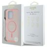 Guess GUHMP16LHFGEREP iPhone 16 Pro 6.3" różowy/pink hardcase IML Glitter Circle MagSafe na NearMe.pl