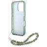 Guess GUHMP16XHCPOFPA iPhone 16 Pro Max  6.9" zielony/green hardcase IML Flowers Allover Electro With Pearl Strap MagSafe na NearMe.pl