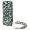 Guess GUHMP16XHCPOFPA iPhone 16 Pro Max  6.9" zielony/green hardcase IML Flowers Allover Electro With Pearl Strap MagSafe na NearMe.pl