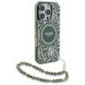 Guess GUHMP16XHCPOFPA iPhone 16 Pro Max  6.9" zielony/green hardcase IML Flowers Allover Electro With Pearl Strap MagSafe na NearMe.pl
