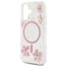 Guess GUHMP16SRBFGFGMP iPhone 16 6.1"    różowy/pink hardcase Resin Flower Glitter MagSafe na NearMe.pl