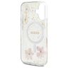 Guess GUHMP16SRBFGFGMP iPhone 16 6.1"    różowy/pink hardcase Resin Flower Glitter MagSafe na NearMe.pl