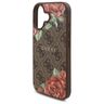 Guess GUHMP16SP4ROPEMCW iPhone 16 6.1"   brązowy/brown hardcase 4G Flowers Print MagSafe na NearMe.pl