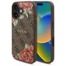 Guess GUHMP16SP4ROPEMCW iPhone 16 6.1"   brązowy/brown hardcase 4G Flowers Print MagSafe na NearMe.pl