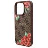 Guess GUHMP16LP4ROPEMCW iPhone 16 Pro    6.3" brązowy/brown hardcase 4G Flowers Print MagSafe na NearMe.pl