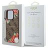 Guess GUHMP16LP4ROPEMCW iPhone 16 Pro    6.3" brązowy/brown hardcase 4G Flowers Print MagSafe na NearMe.pl