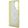 Etui Guess 4G Background Gold            Electroplated Peony Pattern MagSafe do Samsung Galaxy S25 Ultra brązowy na NearMe.pl