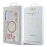 Guess GUHMP16LRBFGFGMP iPhone 16 Pro     6.3" różowy/pink hardcase Resin Flower Glitter MagSafe na NearMe.pl