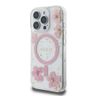 Guess GUHMP16LRBFGFGMP iPhone 16 Pro     6.3" różowy/pink hardcase Resin Flower Glitter MagSafe na NearMe.pl