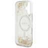 Etui Guess HC Resin Bottom Glitter do    iPhone 16 MagSafe złoty na NearMe.pl