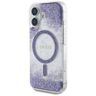 Etui Guess HC Resin Bottom Glitter do iPhone 16 MagSafe fioletowy na NearMe.pl