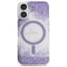 Etui Guess HC Resin Bottom Glitter do iPhone 16 MagSafe fioletowy na NearMe.pl