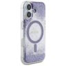 Etui Guess HC Resin Bottom Glitter do iPhone 16 MagSafe fioletowy na NearMe.pl