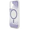 Etui Guess HC Resin Bottom Glitter do iPhone 16 MagSafe fioletowy na NearMe.pl