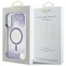 Etui Guess HC Resin Bottom Glitter do iPhone 16 MagSafe fioletowy na NearMe.pl