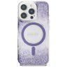 Etui Guess HC Resin Bottom Glitter do iPhone 16 Pro MagSafe fioletowy na NearMe.pl