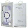 Etui Guess HC Resin Bottom Glitter do iPhone 16 Pro MagSafe fioletowy na NearMe.pl