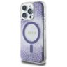 Etui Guess HC Resin Bottom Glitter do    iPhone 16 Pro Max MagSafe fioletowy na NearMe.pl
