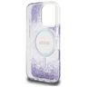 Etui Guess HC Resin Bottom Glitter do    iPhone 16 Pro Max MagSafe fioletowy na NearMe.pl