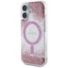 Etui Guess HC Resin Bottom Glitter do    iPhone 16 MagSafe różowy na NearMe.pl