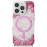 Etui Guess HC Resin Bottom Glitter do iPhone 16 Pro Max MagSafe różowy na NearMe.pl
